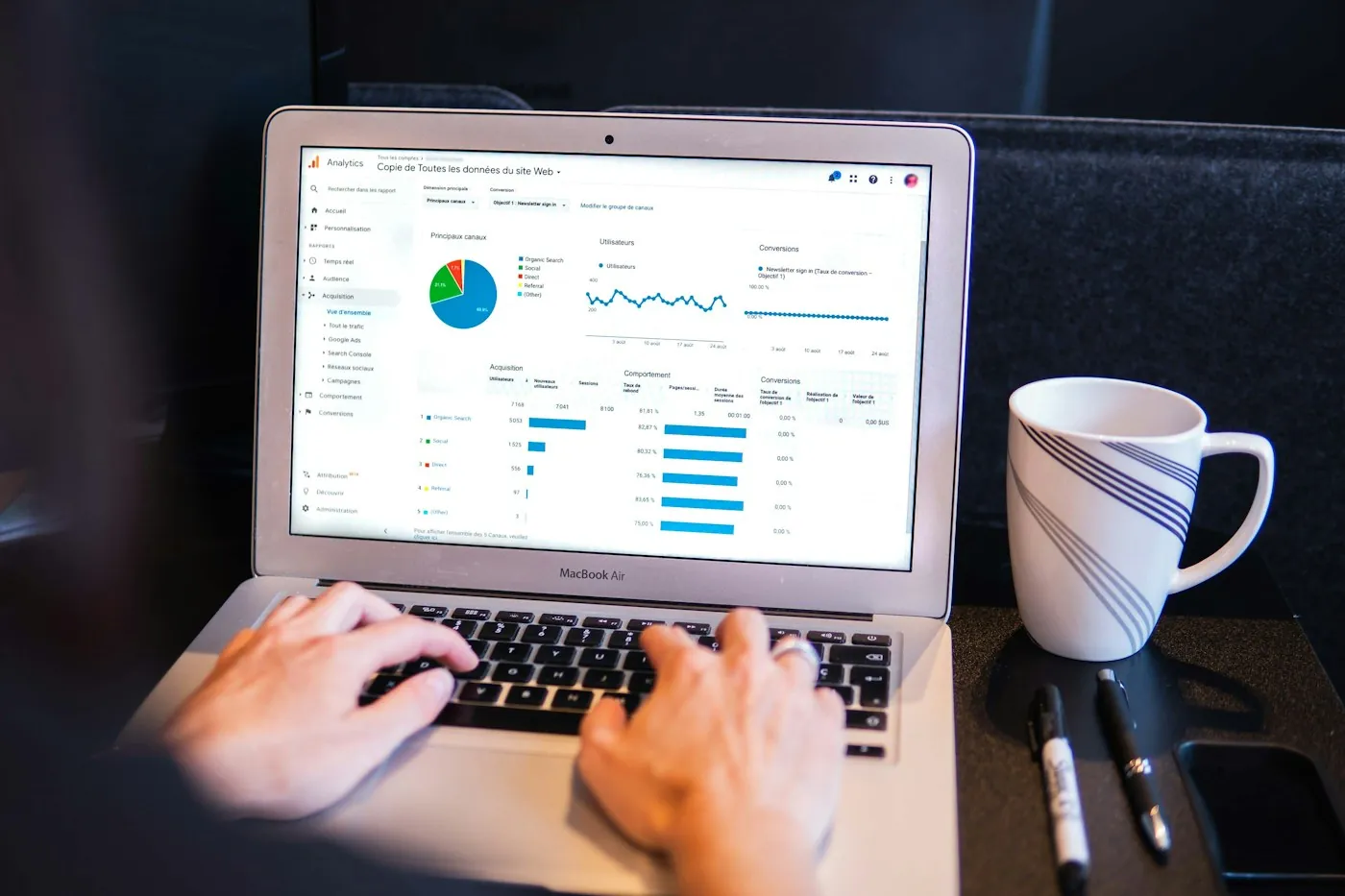 Analyse du référencement d'un site internet