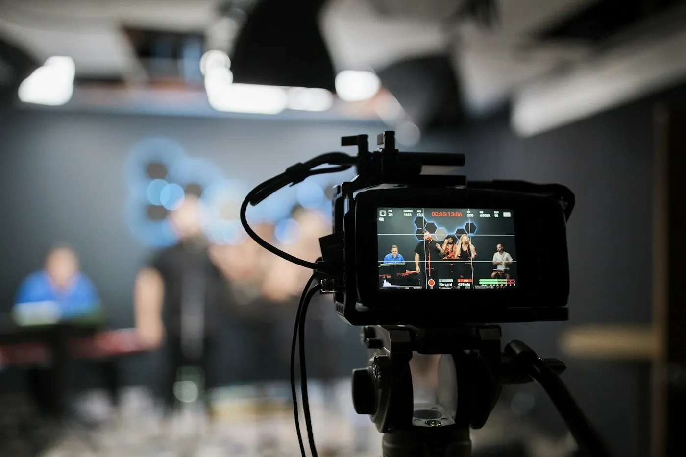 Photographe pendant un shooting d'entreprise