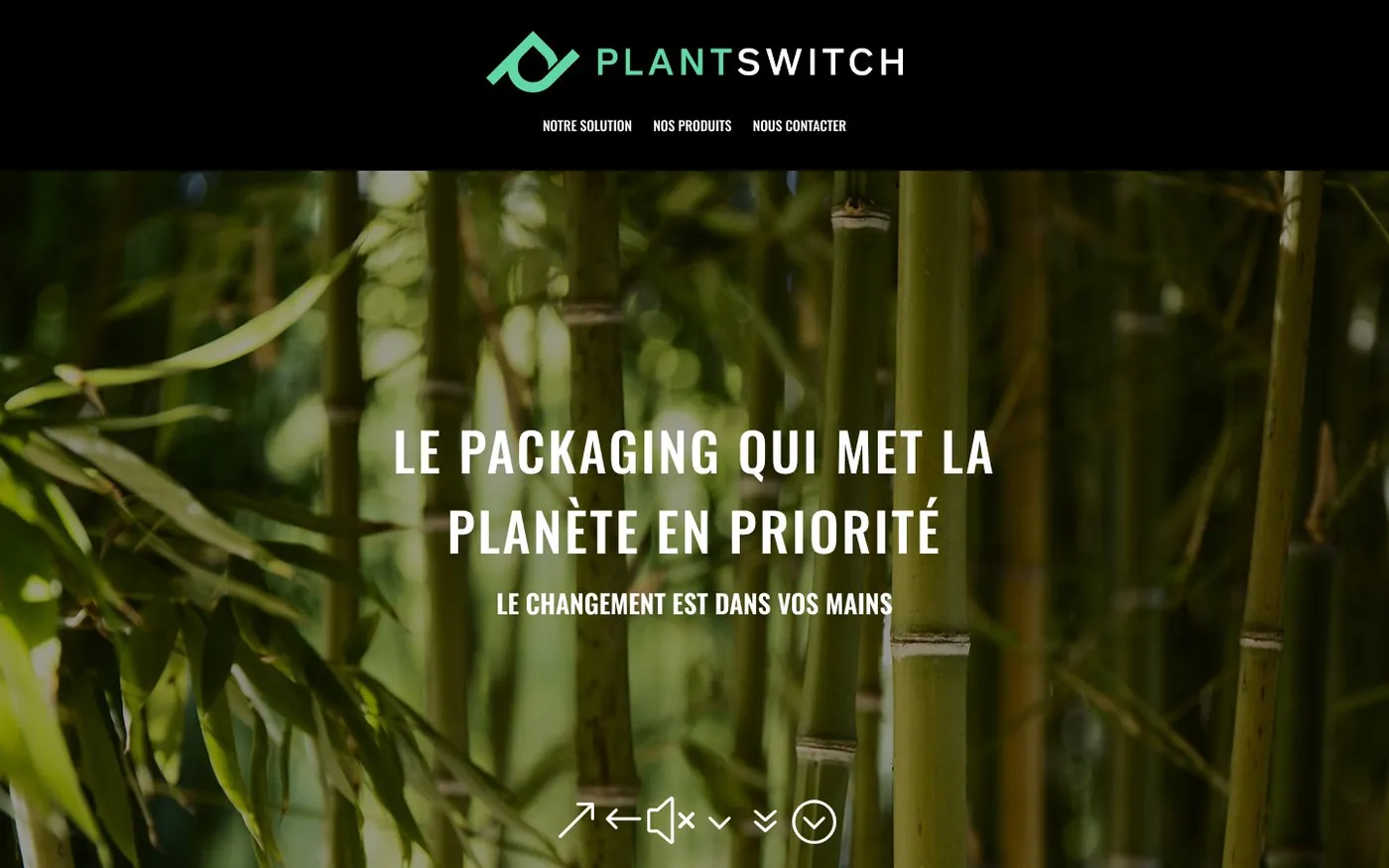 Site internet Plantswitch réalisé par SOWINK Antilles-Guyane